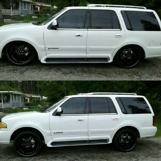 99 lincoln navigator fully bagged and 24s