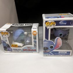 New Pair Of Disney Stitch Funco Pop Figures