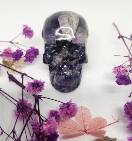 Crystal Skull Amethyst (Small) Unique & Rare