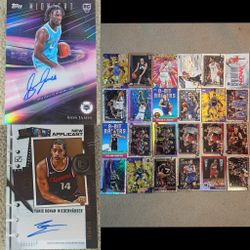 26 Total Cards For 35 (1.34 Each) 24 2025-26 Topps Basketball Cards + Sion James Rookie Auto + Niederhauser Rookie Auto (Read Description For Details)