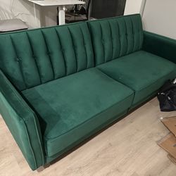Handsome Green Couch