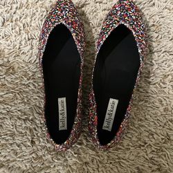 Floral Flower Flats 7.5 Kelly Katie 