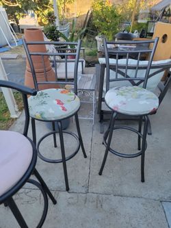 Two pairs of bar stools, free