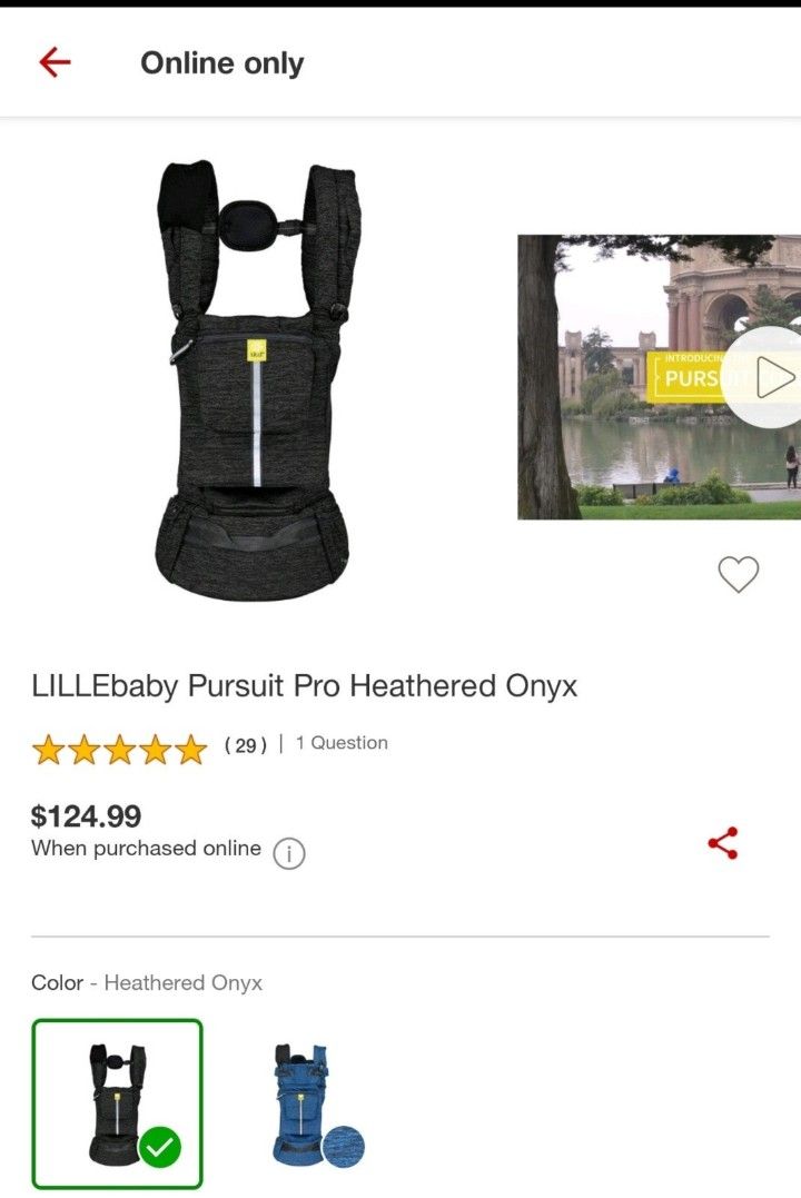 Lillebaby GRAY Carrier