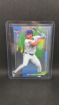 2026 Topps Finest Baseball Common Jac Caglianone #1 Kansas City Royals RC