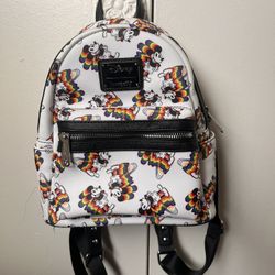 Loungefly Disney Rainbow Mini Backpack