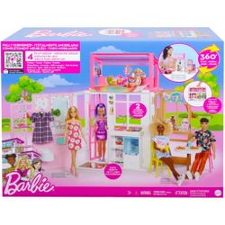 Mattel Barbie 360 Degree Play Dollhouse AND Barbie Dream Bestie