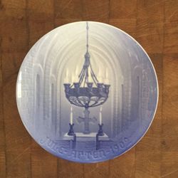 1902 Bing & Grondahl Christmas Plate - Candelabra