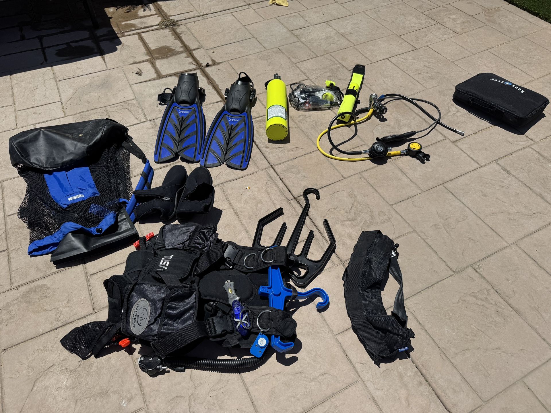 Complete SCUBA gear set