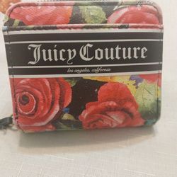 #####JUICY-COUTURE, FLOWERED DESIGNER WALLET####