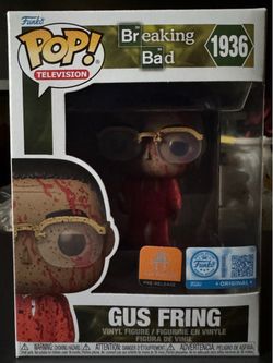 Funko Pop Breaking Bad Gus Fring Pre-Release Sticker Toy Temple Exclusive