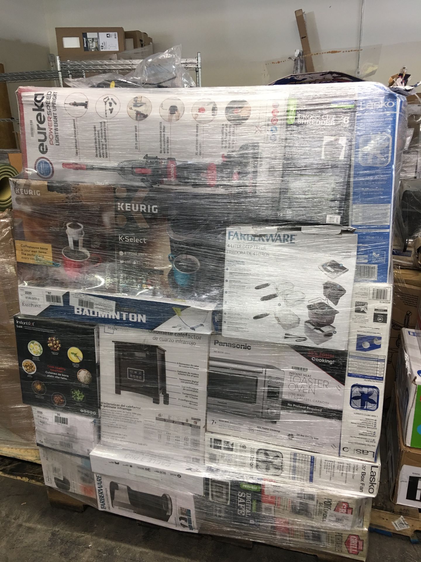 Whole pallets of new in box items!!!