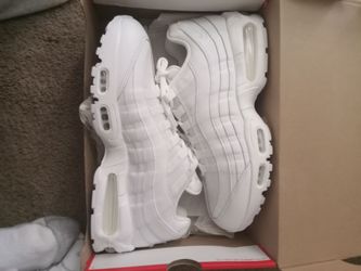 Nike airmax 95 og big bubble triple white