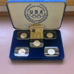 1988 U.S. Olympic Dali Medallions *.999 SILVER