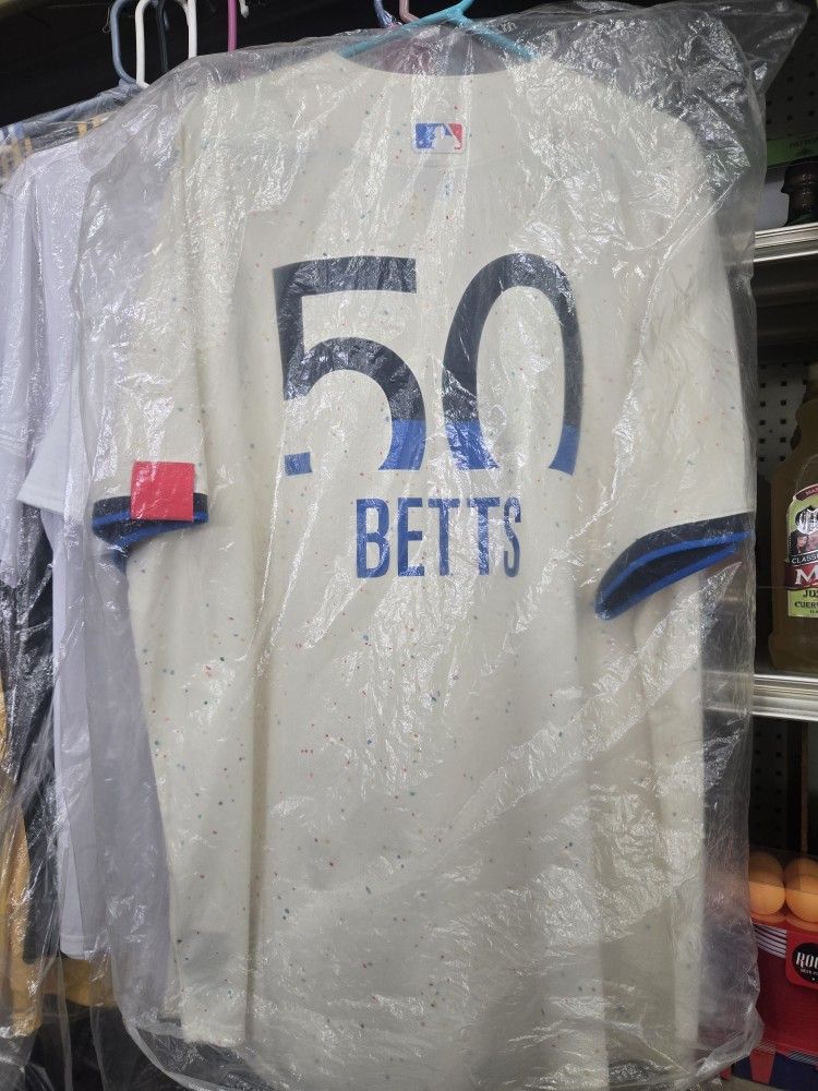 Brand New Authentic Nike LA Dodgers City Connect Betts Jersey 2XL