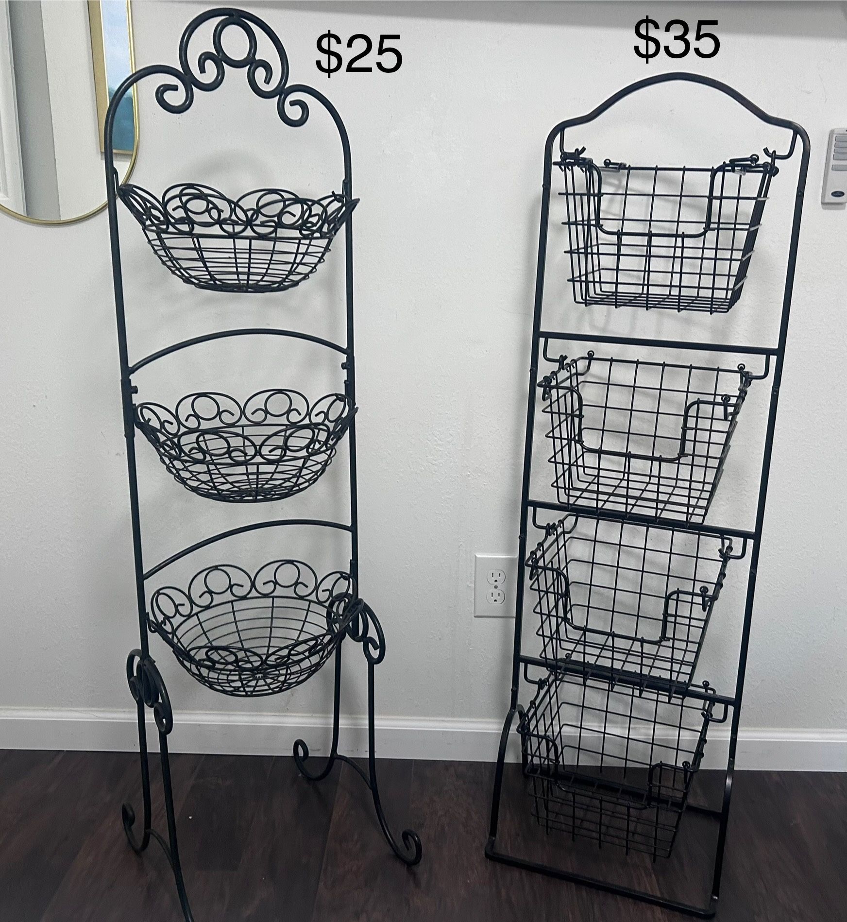Metal Basket Stands