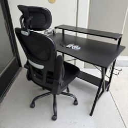 Brand New Game Desk With Chair Combo Gaming Desk Office Desk Computer Desk With Chair Combo