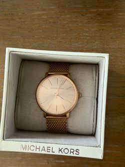 Michael Kors Rose Gold Mesh Watch