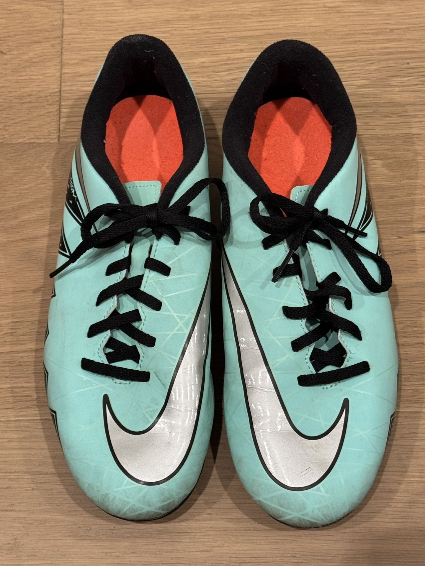 Nike Hypervenom Soccer Cleats Shoes Mint Green Mens 7.5