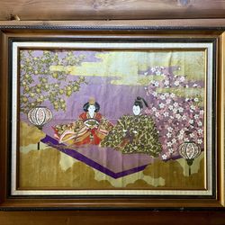 landscape artwork Japanese Woman 29x23