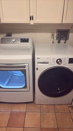 LG washer and dryer