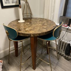 Round Bar Height Table 