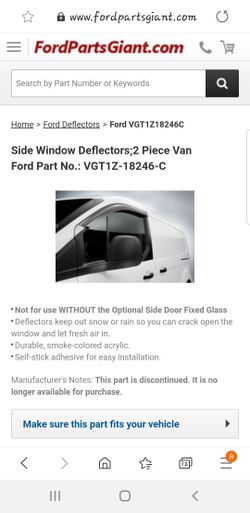 Window rain and sun guards...new never installed...