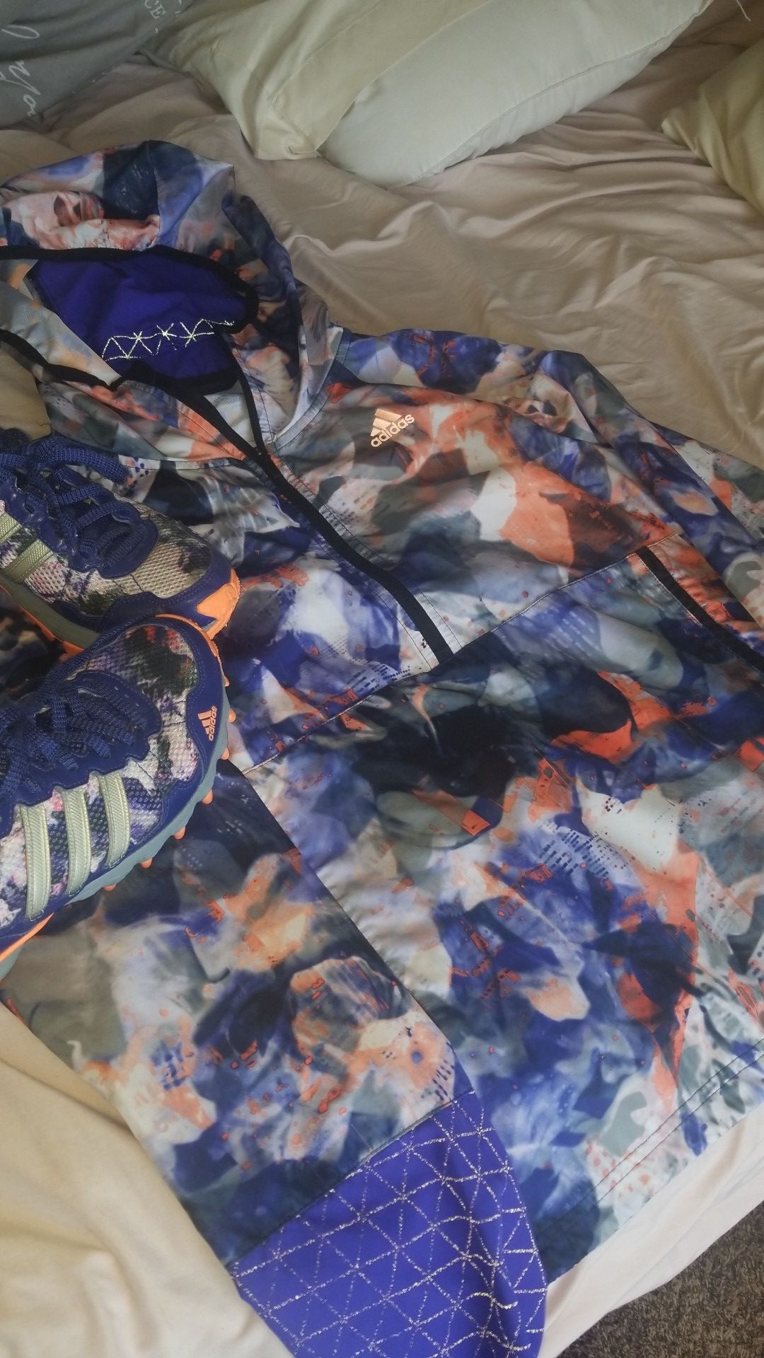 Adidas Windbreaker w/ Matching Shoes $75