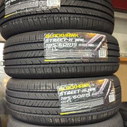 185/60/15 Blackhawk Tires 🛞 