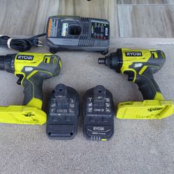 DRILL SET RYOBI 