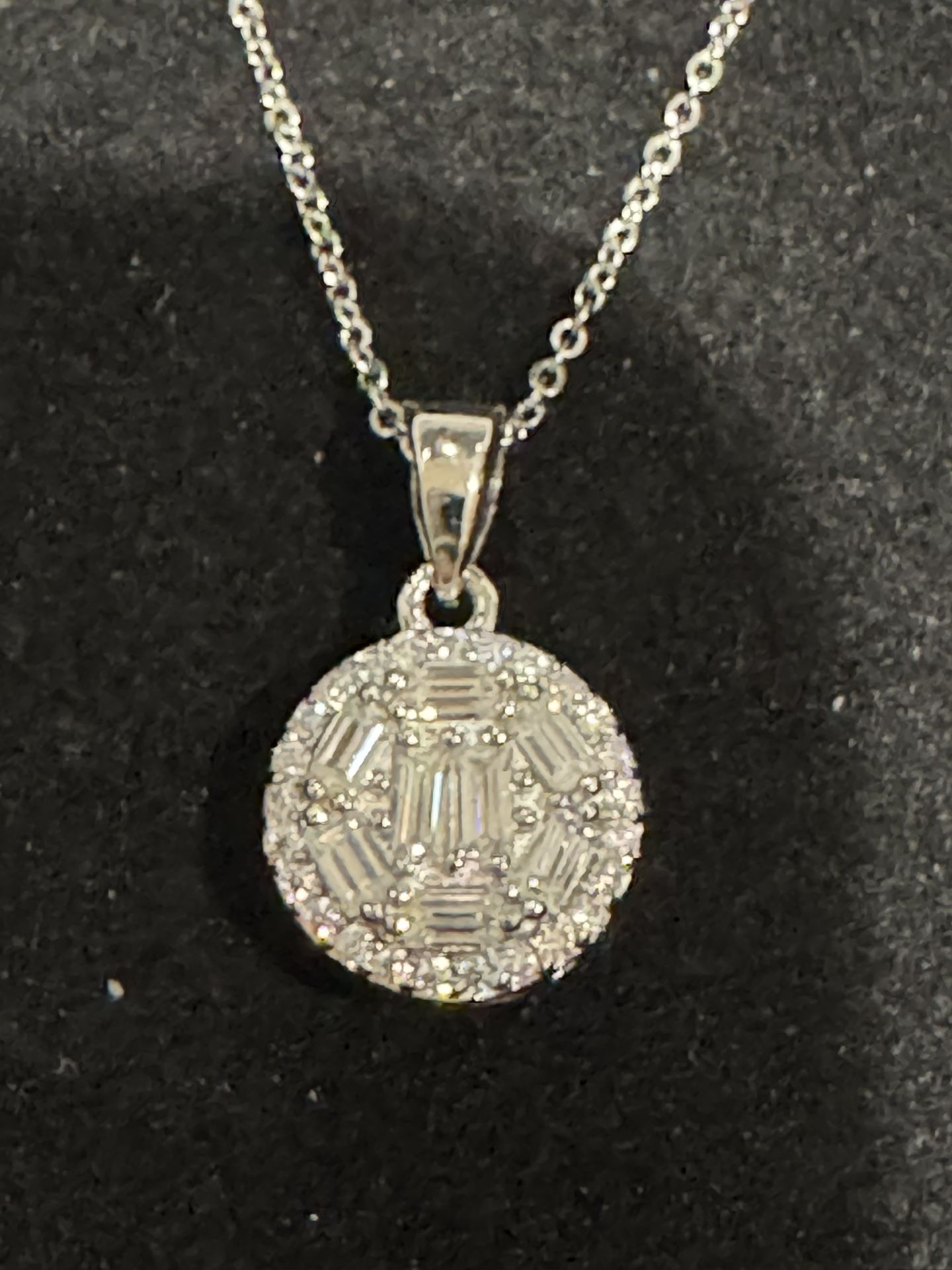 Moissanite Pendant 0.51 Ctw