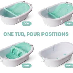Baby bathtub for newborns to toddler