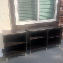 Pressed Wood Dark Brown Shelves