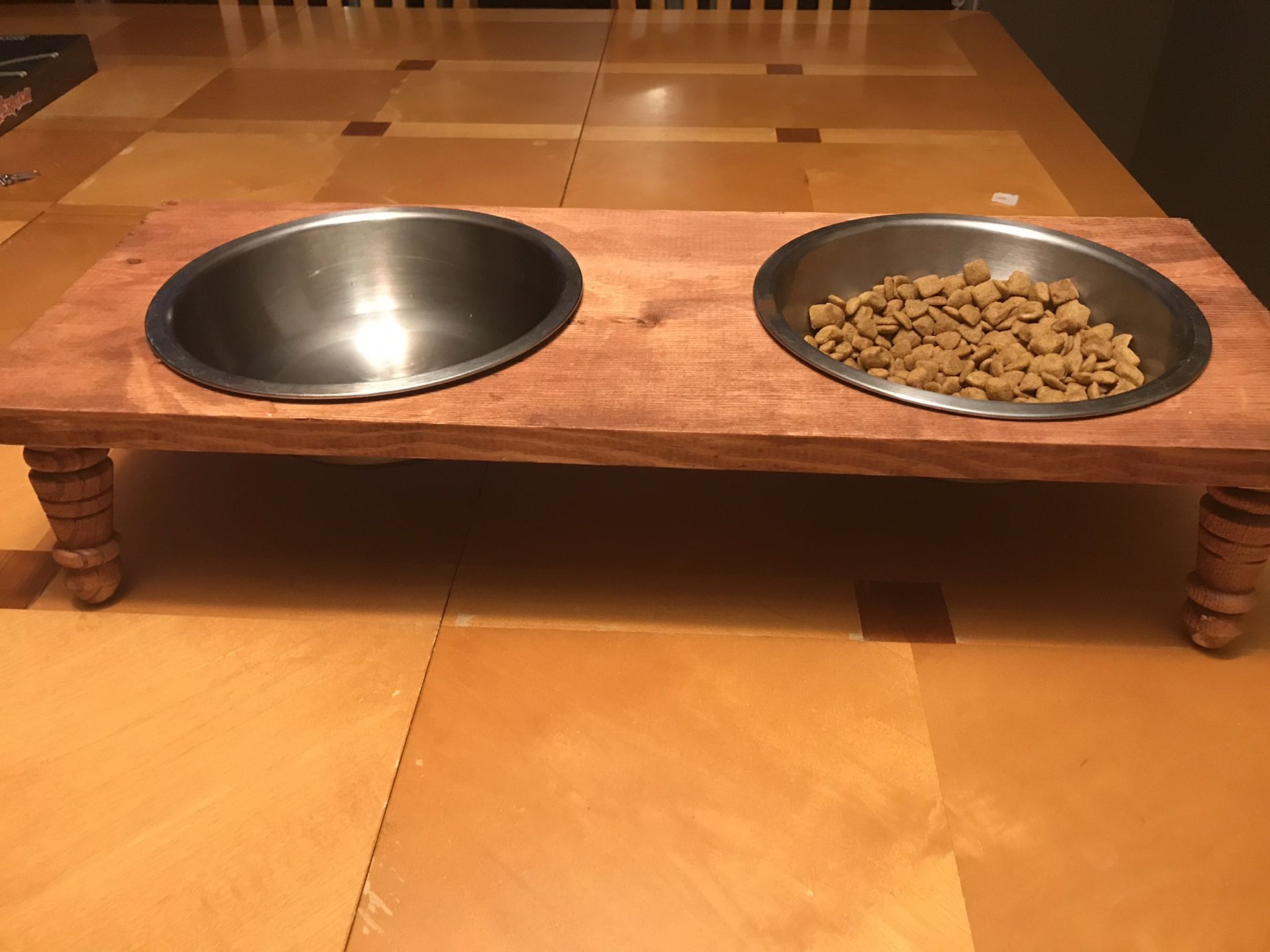 Handmade Animal Food Dish Tray