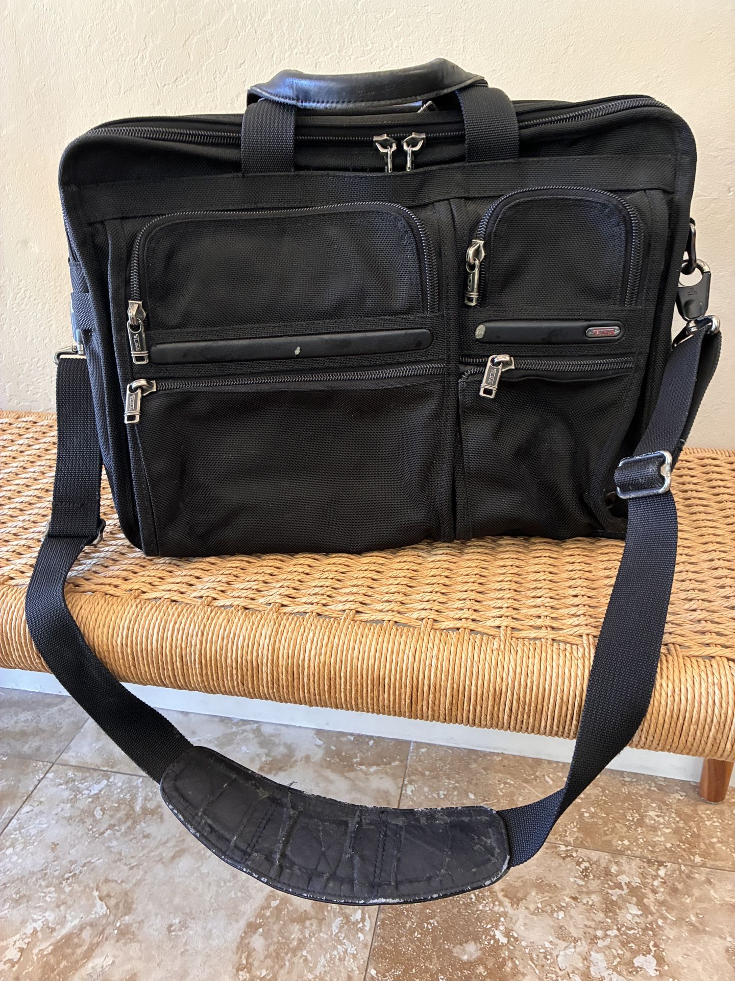 TUMI Expandable Brief Case Bag