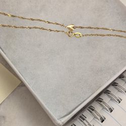 14K HEART BRACELET 9 Inch