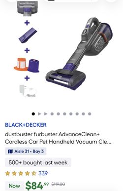 Black & Decker Cordless Handheld Vacuum