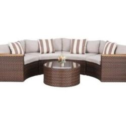 Curved Patio Furniture Set Round Patio Furniture Brand New Patio Outdoor Sofa Set Half Moon Patio Furniture ππππ