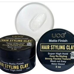 UOG Hair Styling Clay. Super High Hold Expiration Date 6/2027