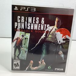 Crimes And Punishments Sherlock Holmes For PS3 / PlayStation 3 