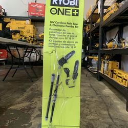 RYOBI ONE+ 18V 8 in. Cordless Battery Pole Saw and 8 in. Pruning Saw Combo Kit with 2.0 Ah Battery and Charger