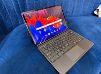 Samsung Galaxy Tab S7+ 5G w/ Keyboard Case + Pen
