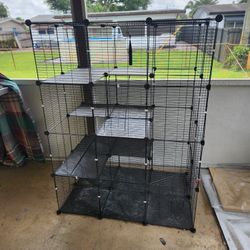 4-story animal cage