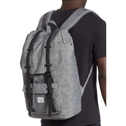 Herschel Supply Co. Little America Laptop Backpack. Raven Crosshatch / Black NWT