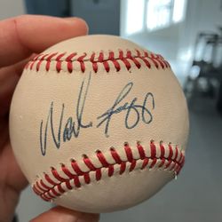 Wade Boggs Signed Baseball