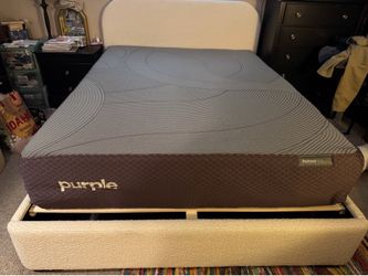 Like New Purple Restore Plus Soft Queen Mattress