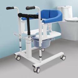 New!Hydraulic Patient Lift for Home Portable Transport Wheelchair Narrow Style