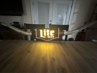90’s Miller Lite Longhorn Brewery Sign