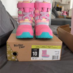 Western Chief Scene Faux Fur Boots