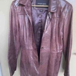 Vintage Andrew Marc genuine soft Leather Jacket